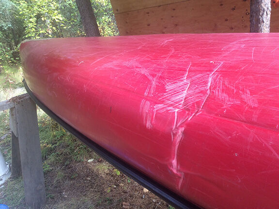 Canoe dent